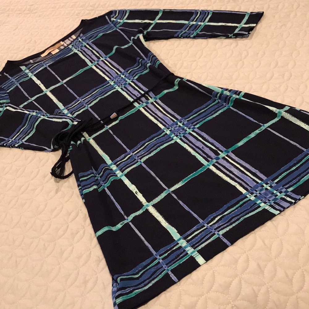 Forever 21 Window Pane Shift Dress XS